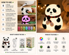 Cute Panda LED Night Lamp