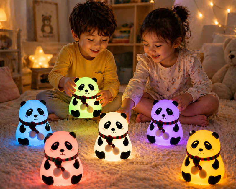 Cute Panda LED Night Lamp